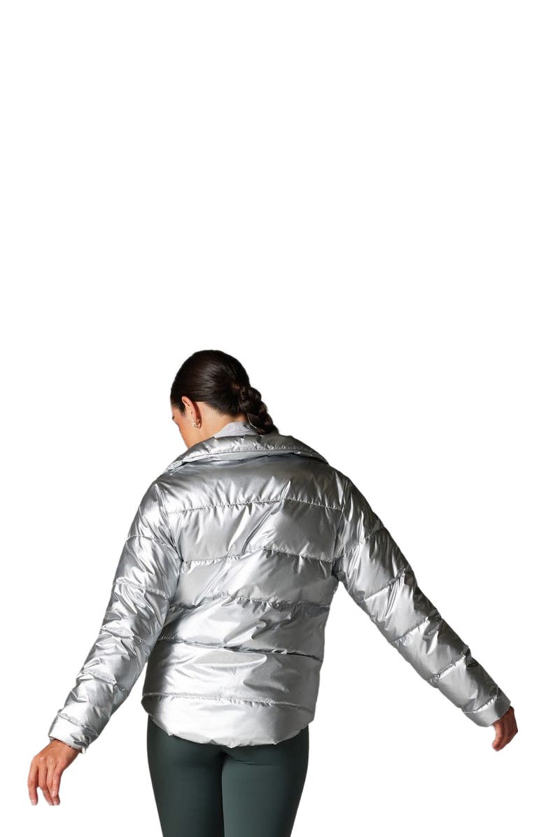 Tavi Winterly Puffer Jacket, Alternate, color, Silver