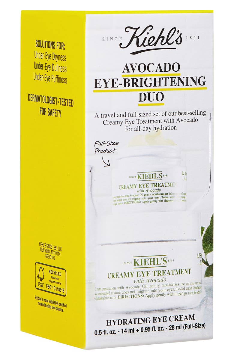 Kiehl's Since 1851 Creamy Eye Treatment with Avocado Home & Away Set $96 Value, Alternate, color,