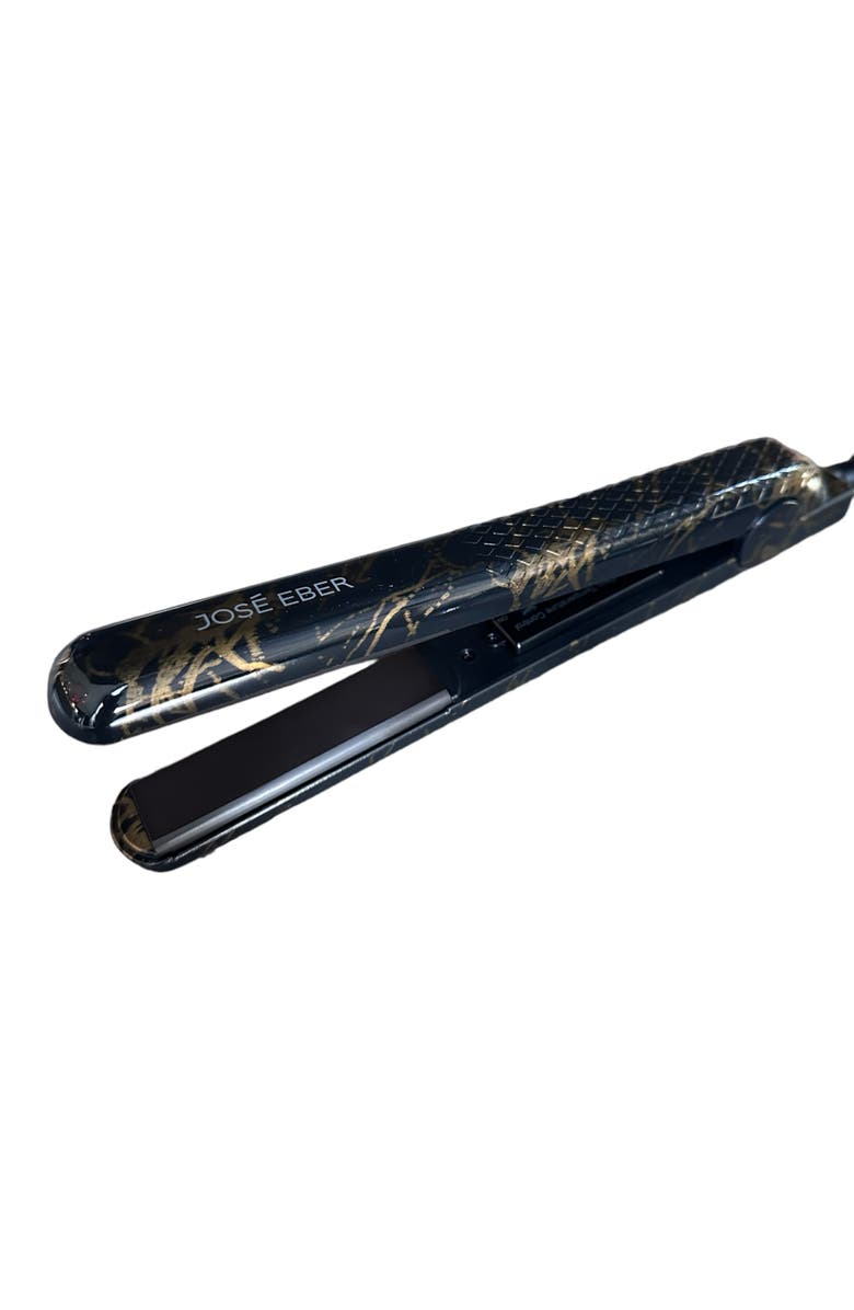 Jose Eber 100% Pure Ceramic Flat Iron Black Marble, Alternate, color, Black