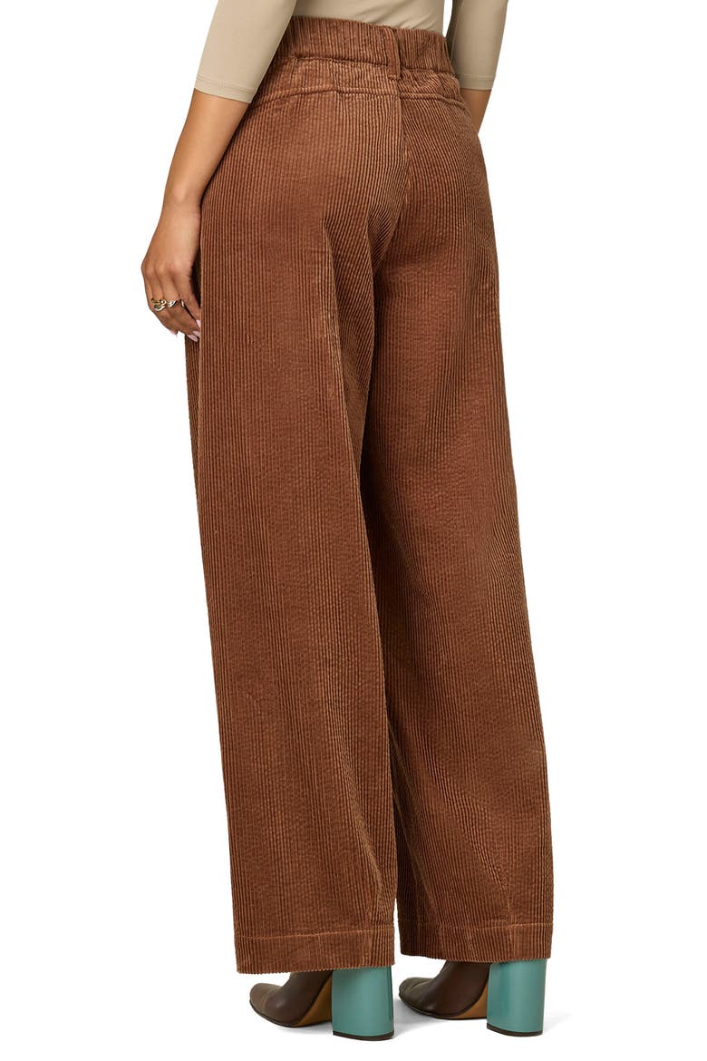 Skyrise Barrel Leg Corduroy Pants, Alternate, color, TOASTED CINNAMON