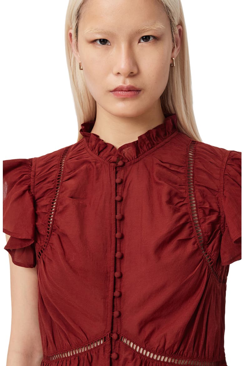 Lima Ruffle Top, Alternate, color, PAPRIKA RED