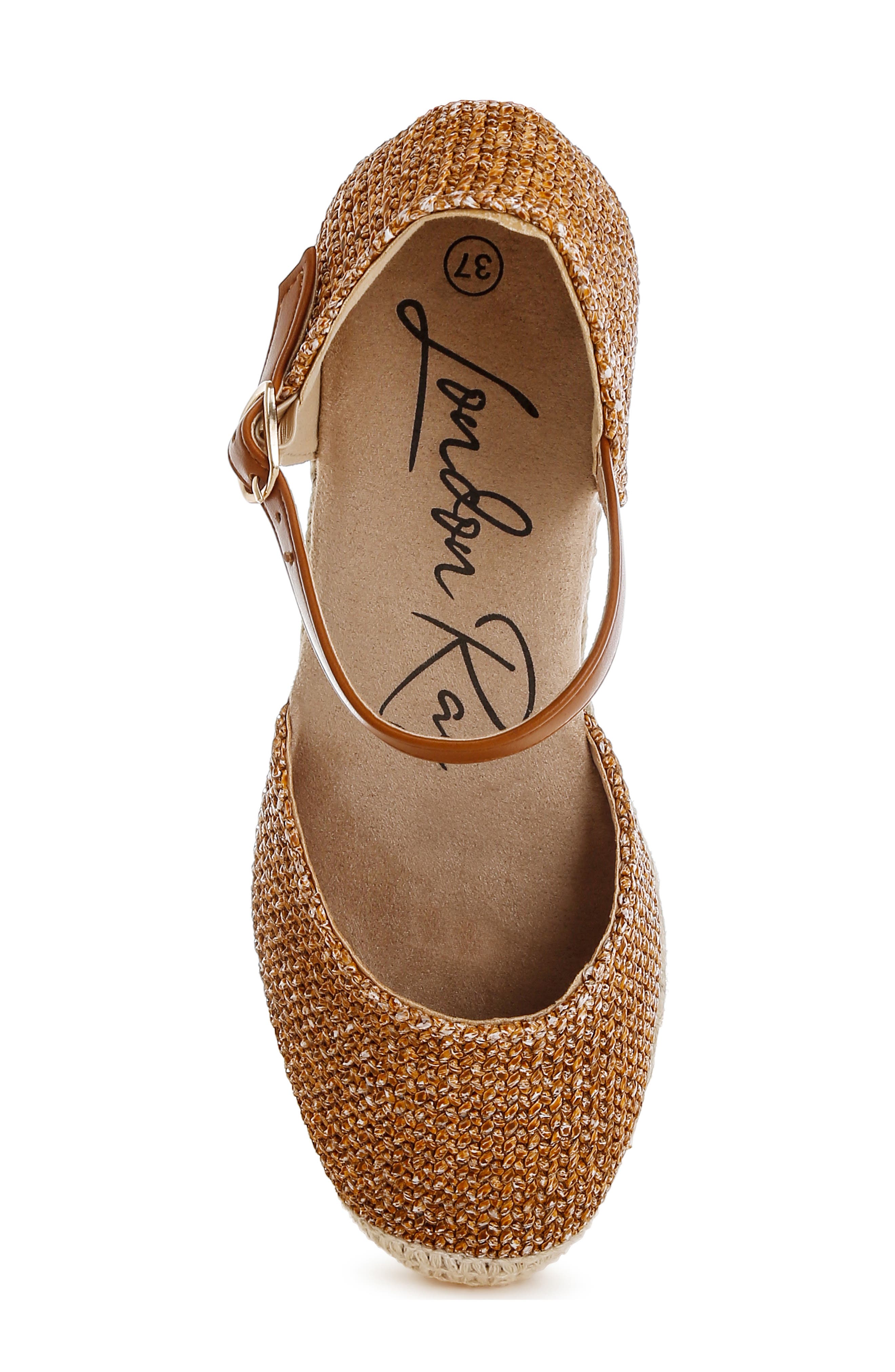 LONDON RAG Kalista Espadrille Wedge Sandal, Alternate, color, 