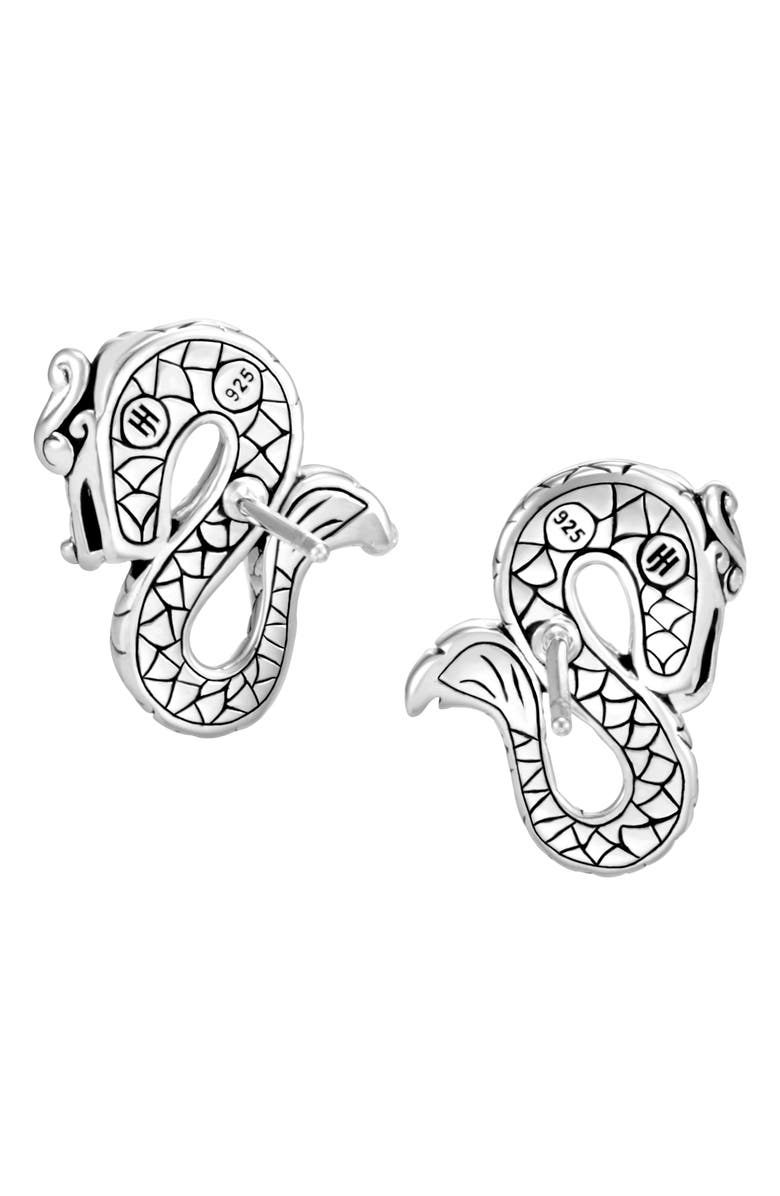 John Hardy Naga Stud Earrings, Alternate, color, 