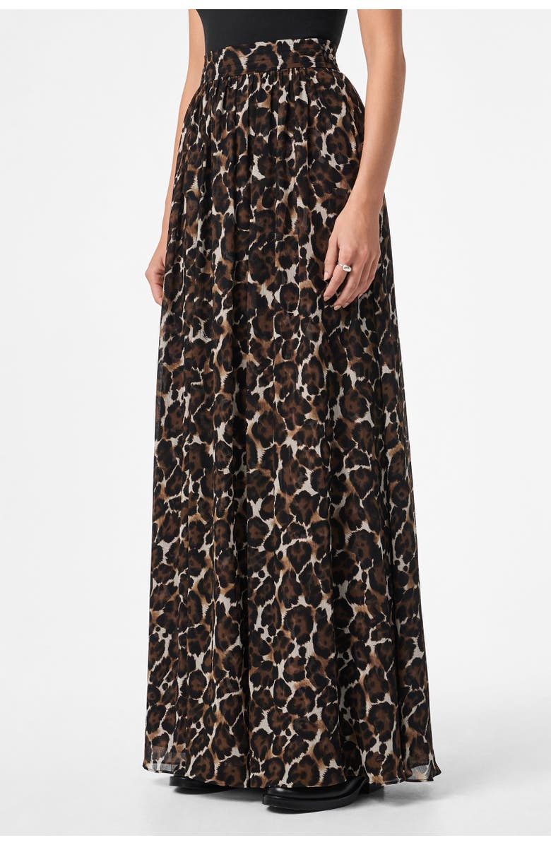 Trina Turk Bersha Leopard Print Maxi Skirt, Alternate, color, Lampoul Leopard
