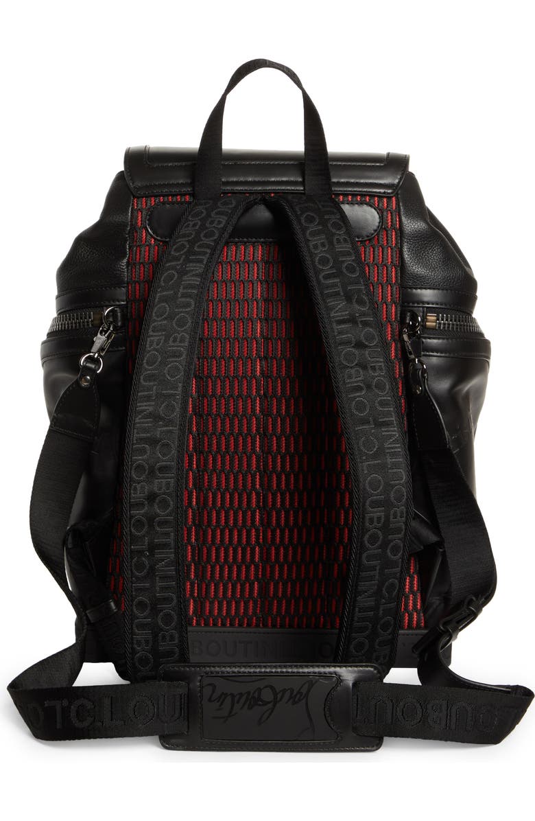 Christian Louboutin Small ExploraFunk Empire Leather Backpack, Alternate, color,