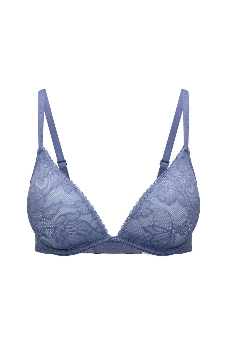 Maren Push Up Plunge Bra, Alternate, color, Medium blue