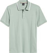 BOSS Parlay Tipped Cotton Polo