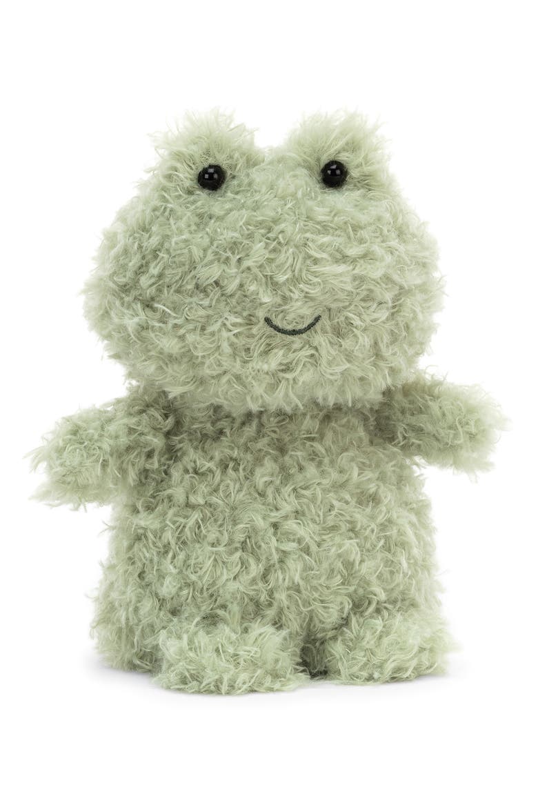 Little Frog Stuffed Animal, Main, color, GREEN