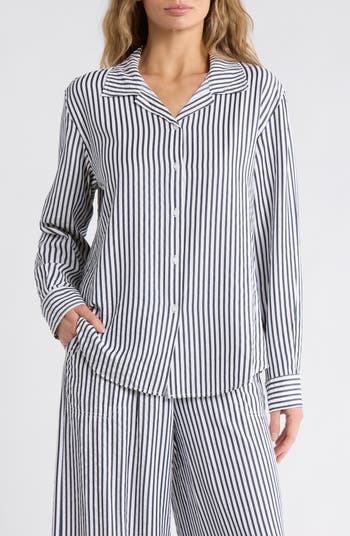 Splendid Stripe Seersucker Button-Up Shirt | Nordstromrack