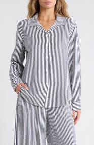 Splendid Stripe Seersucker Button-Up Shirt