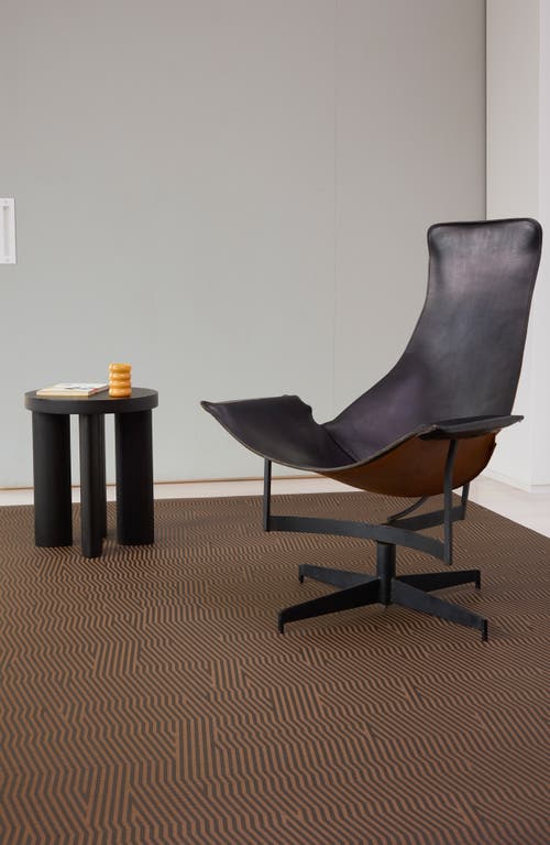 Chilewich Dune Woven Floor Mat, 6' X 9' In Brown