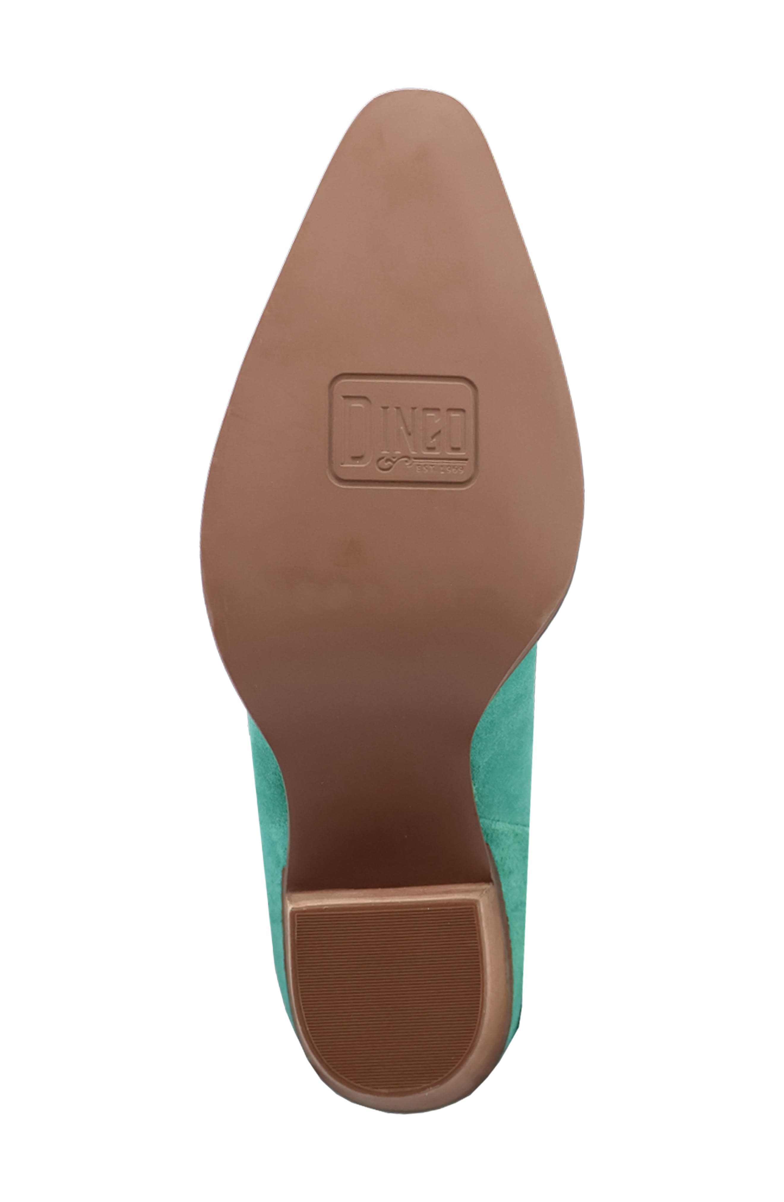 Twister Knee High Western Boot, Alternate, color, GREEN