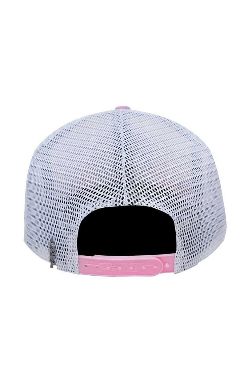 PRO STANDARD Men's Pro Standard  Pink Golden State Warriors Washed Neon Foam Trucker Snapback Hat, Alternate, color, 