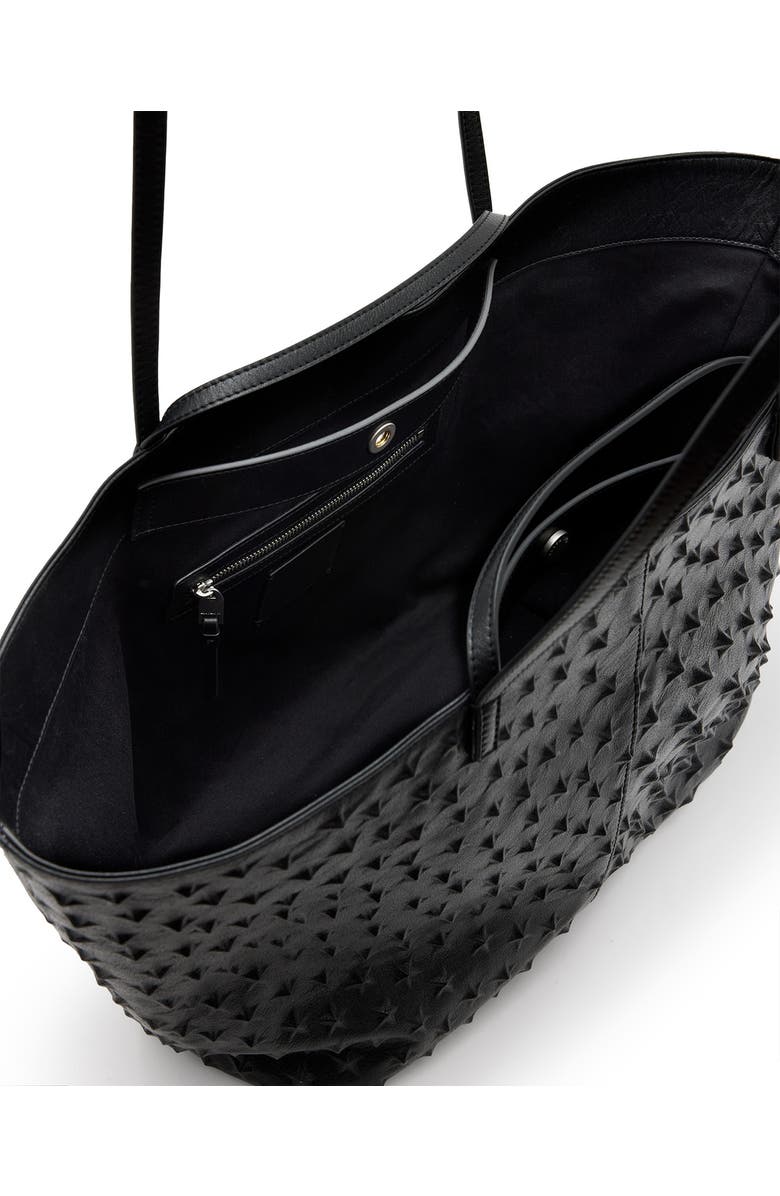 AllSaints Hannah Star Embossed Leather East/West Tote, Alternate, color,