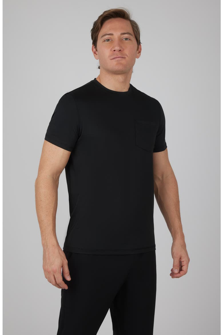 Nomad Knit Pocket T-Shirt, Alternate, color, BLACK