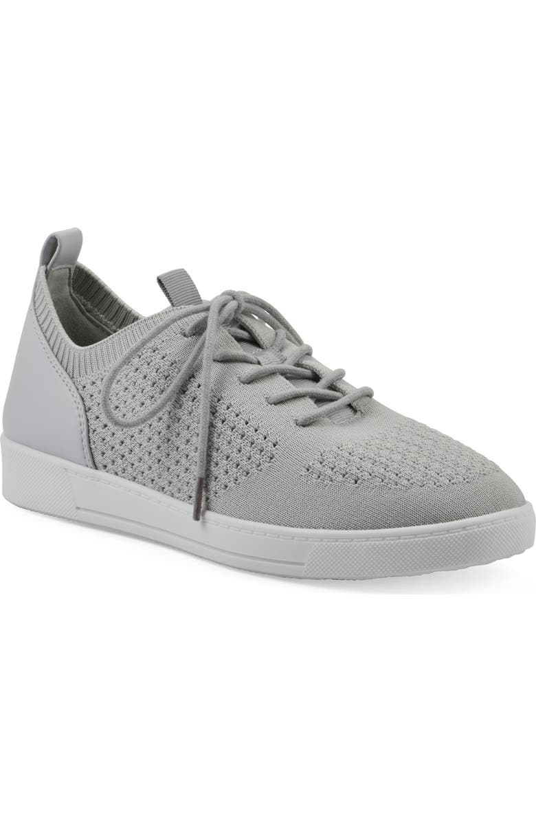 White Mountain Footwear Upscale Knit Sneaker, Main, color, Light Grey Fabric