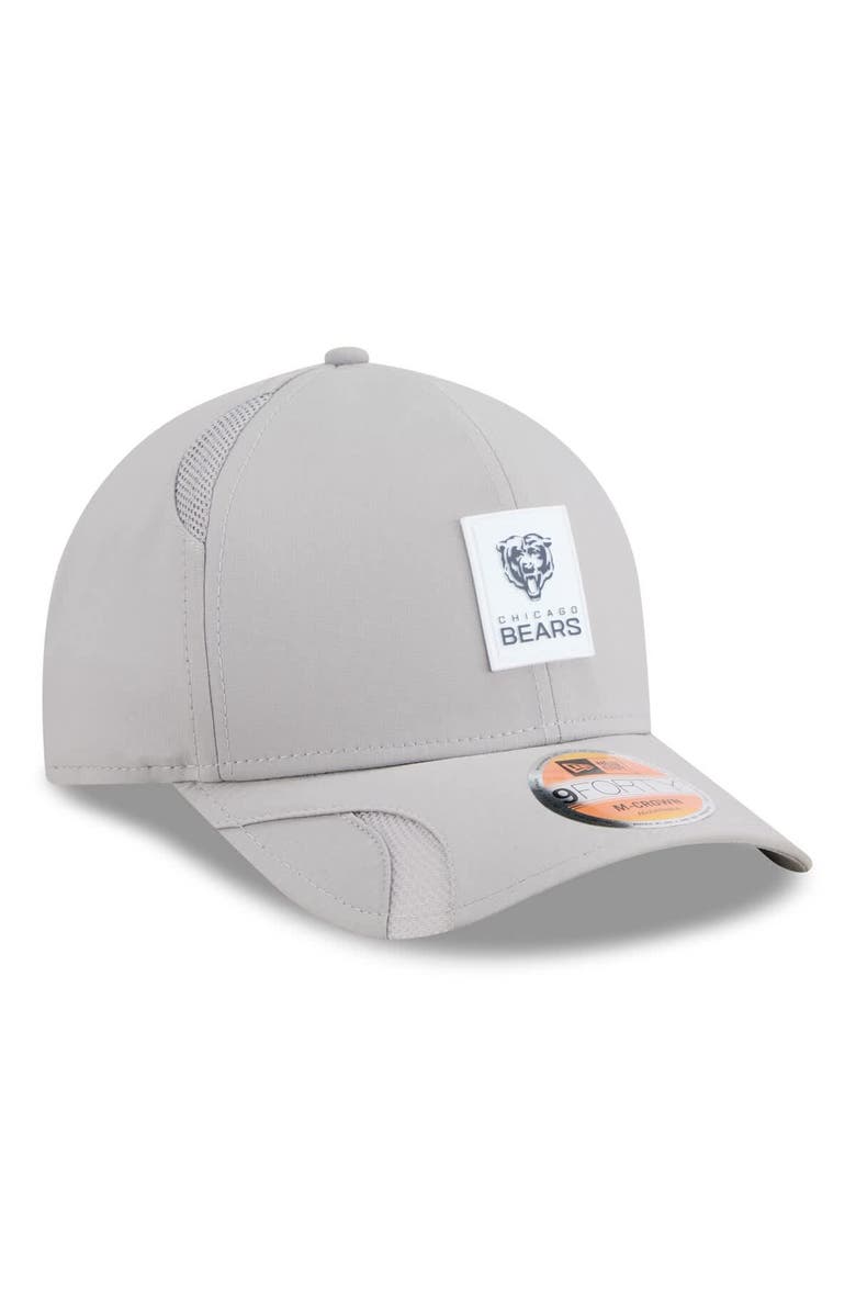 New Era Men's New Era Gray Chicago Bears 2025 Sideline M-Crown 9FORTY Adjustable Hat, Alternate, color, Gray