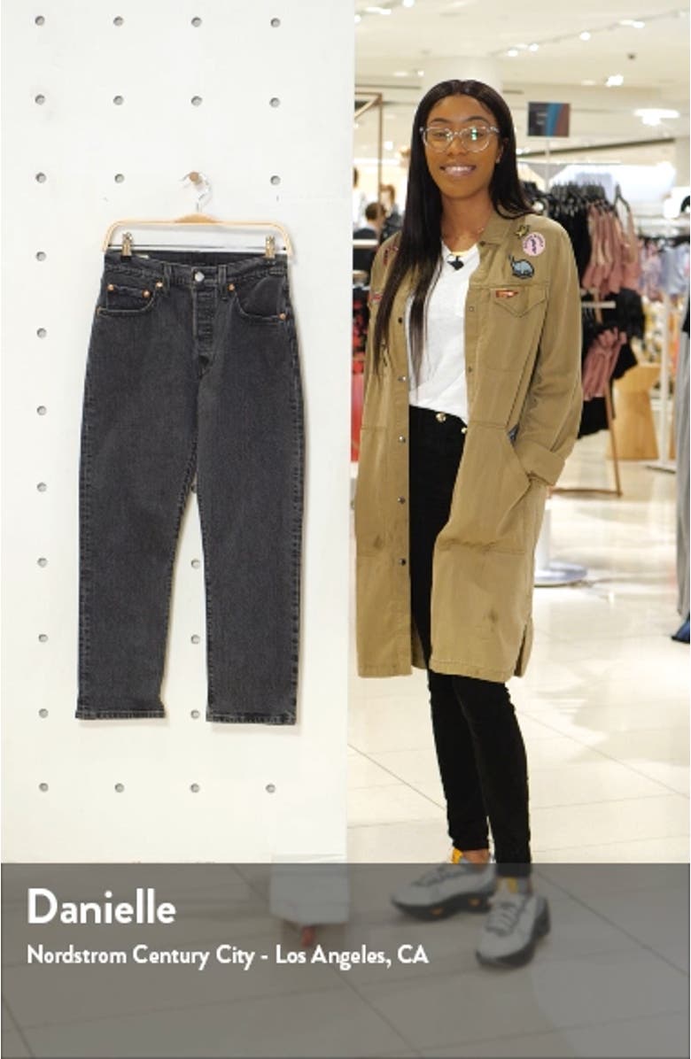 501<sup>®</sup> High Waist Crop Straight Leg Jeans, sales video thumbnail