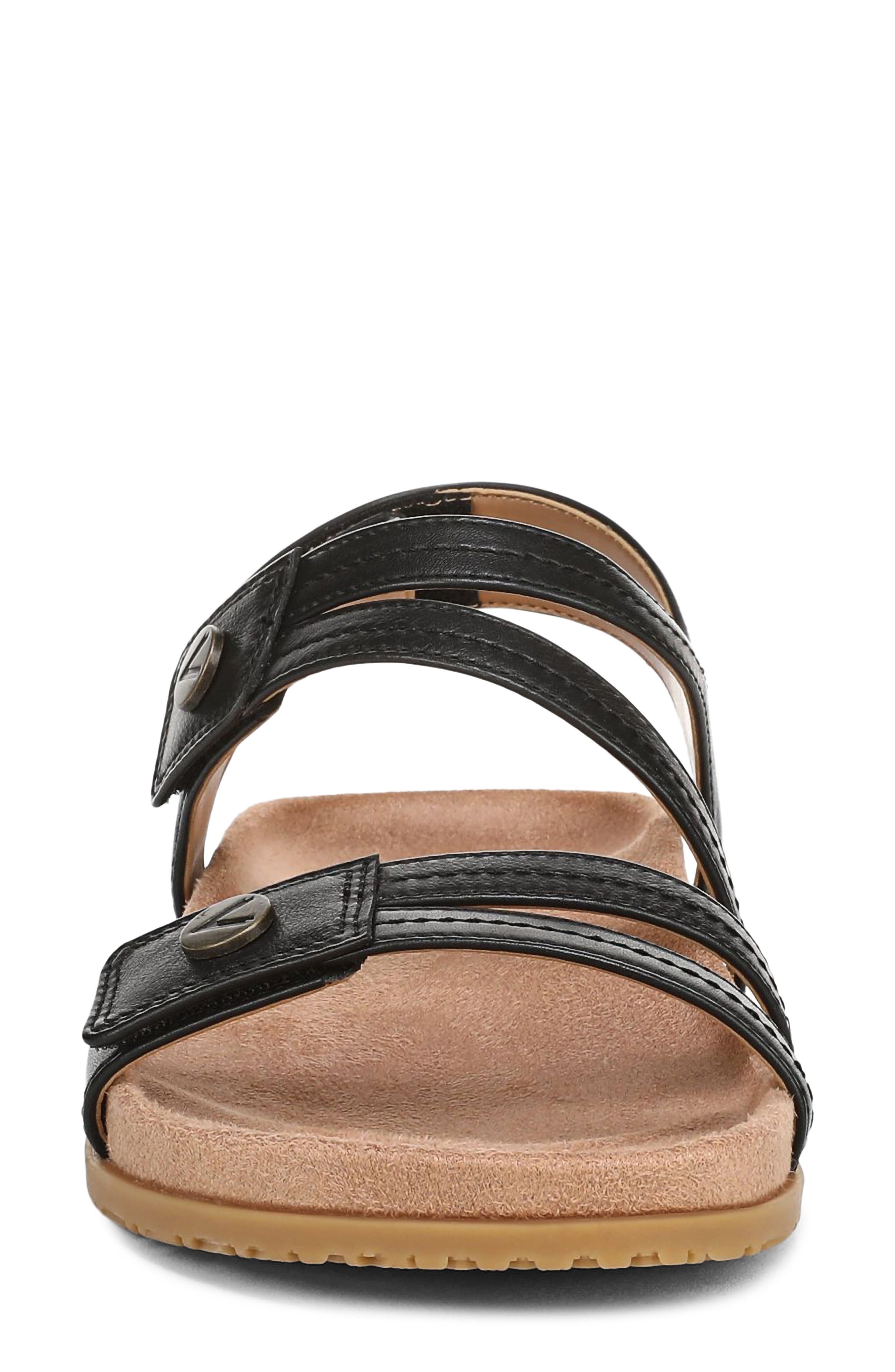 Vionic Essie Ankle Strap Sandal - Multiple Widths Available, Alternate, color, Black