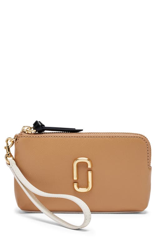 Marc Jacobs The Snapshot Wristlet Leather Clutch In Multi