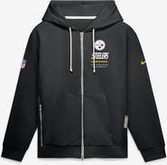 Nike Men's Nike Black Pittsburgh Steelers Sideline Standard Issue Quarterback Scramble Dri-FIT Full-Zip Hoodie