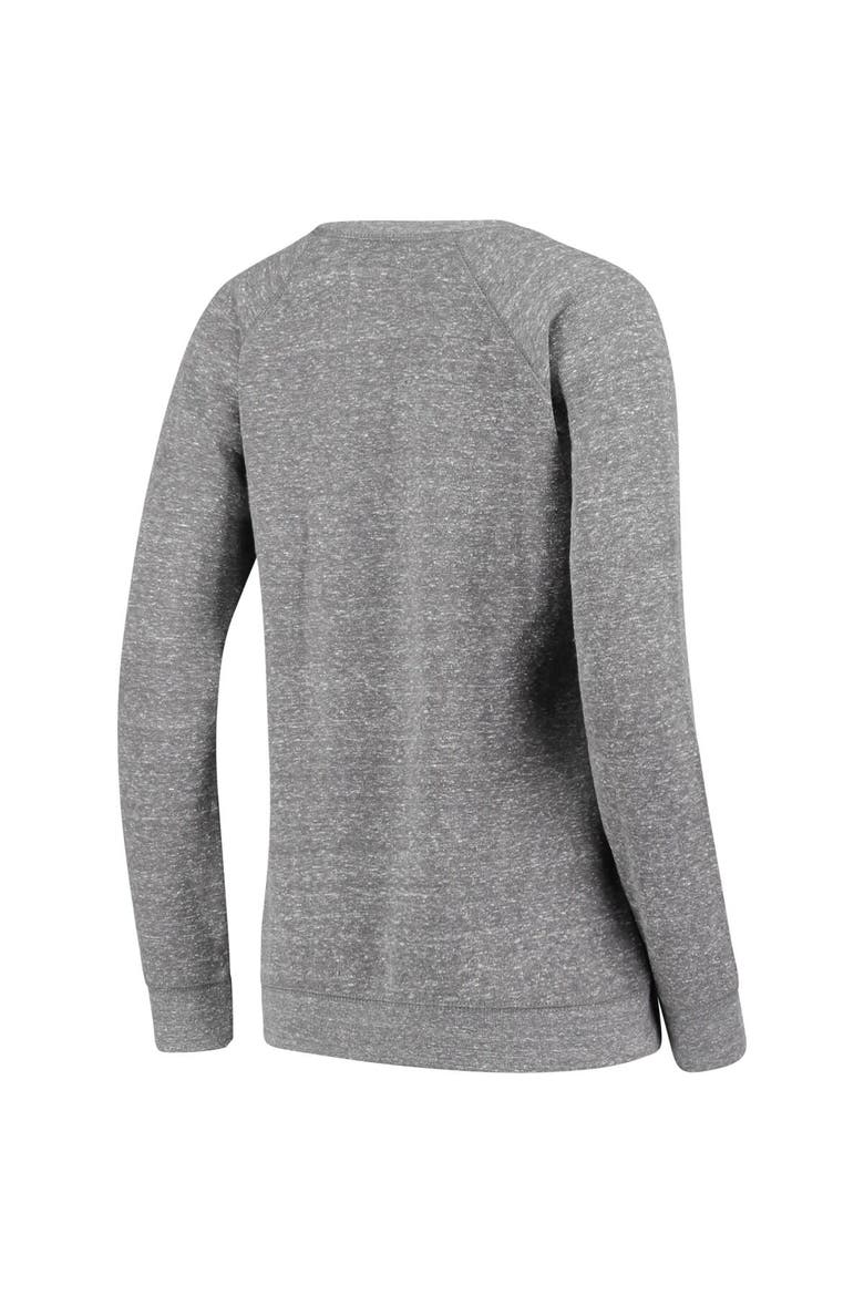 Women's Pressbox Heathered Gray Colorado Buffaloes Edith Vintage Knobi Pullover Sweatshirt, Alternate, color, Heather Gray
