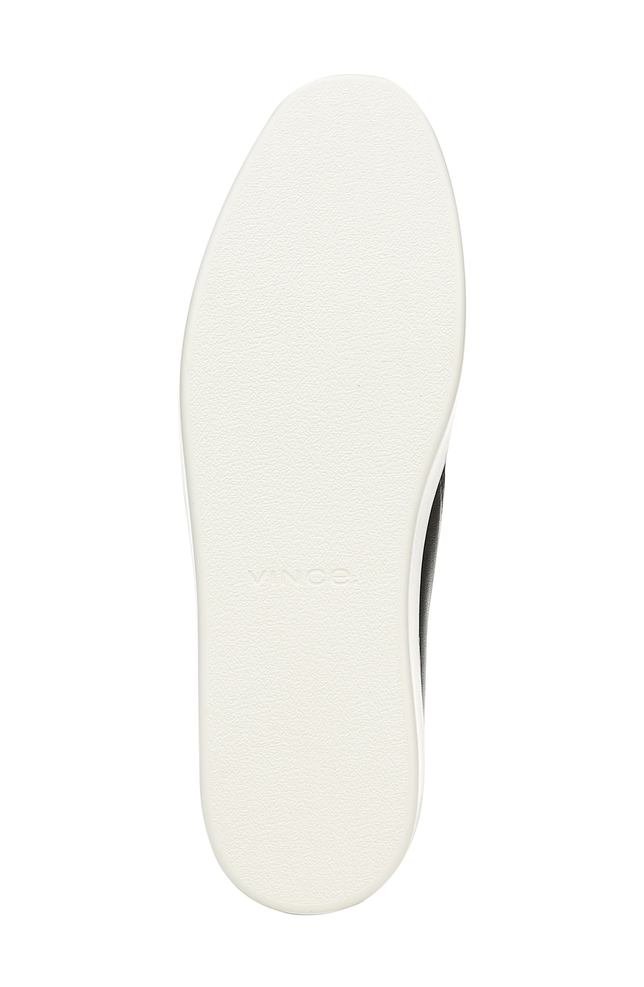 Saxon Slip-On Sneaker, Alternate, color, BLACK THIN STRETCH NAPPA