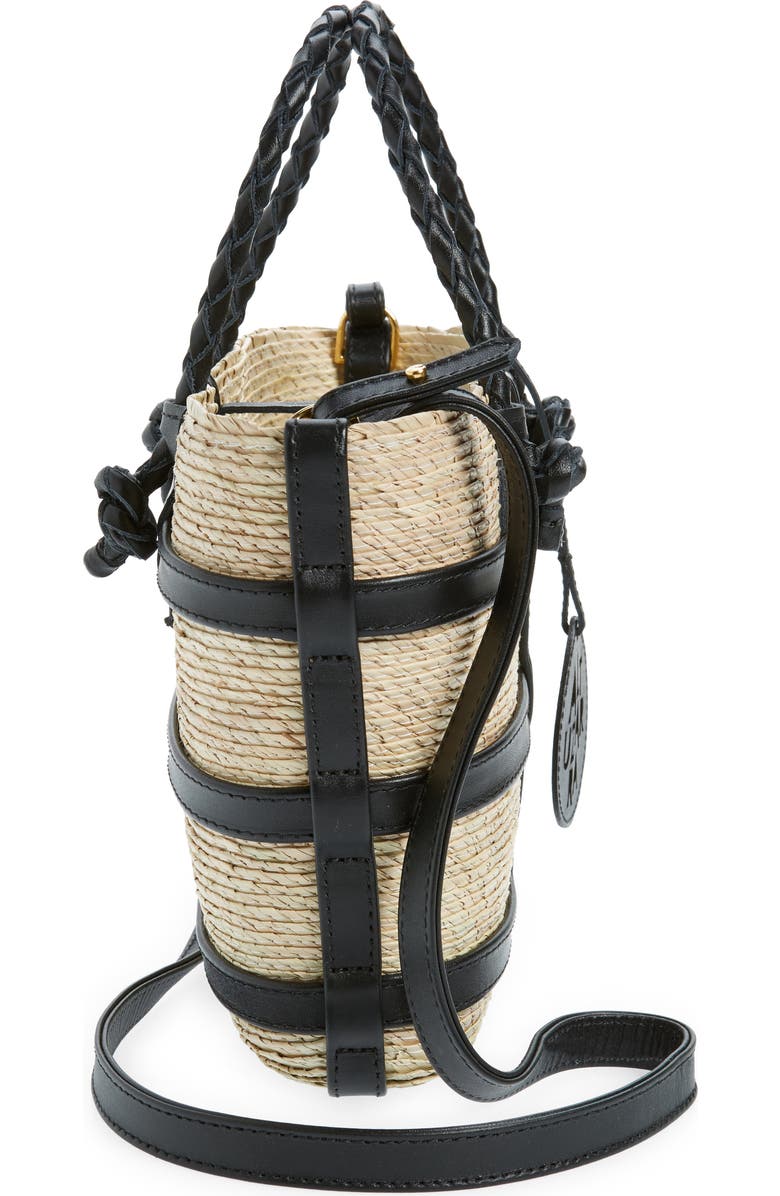 Altuzarra Mini Watermill Woven Palm Tote, Alternate, color,