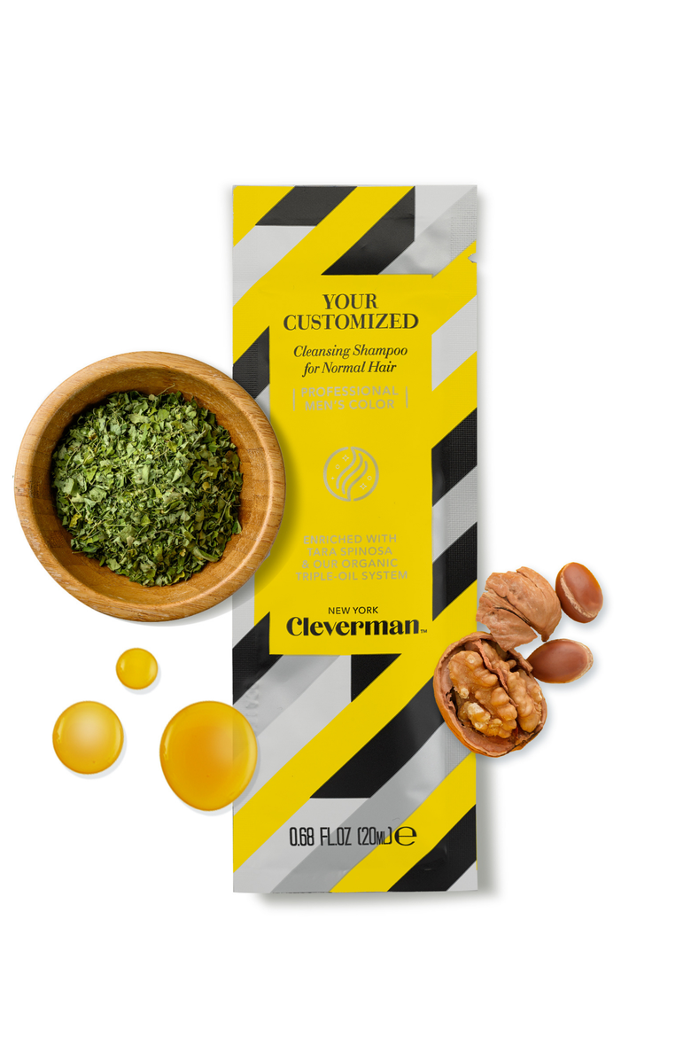 Cleverman Men's Cleansing Shampoo for Normal Hair, Main, color, N/A