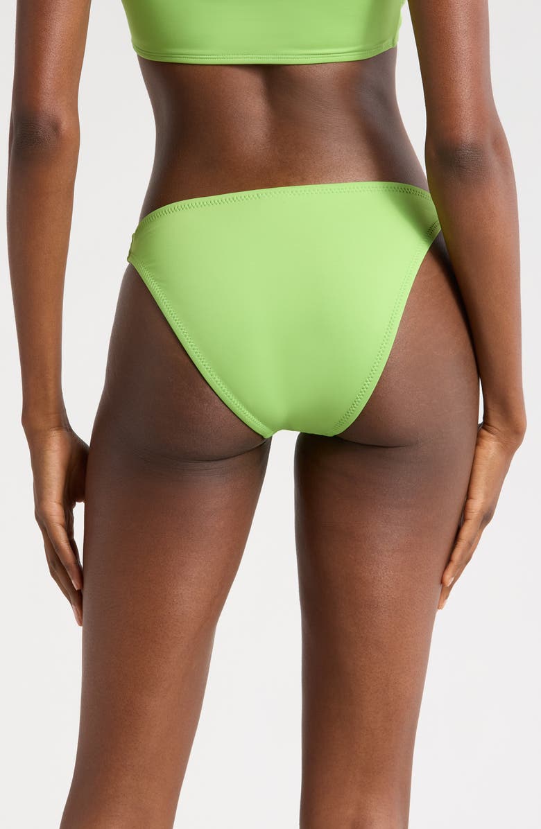 Good American Compression Better Bikini Bottoms, Alternate, color, Lime005