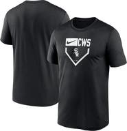 Nike Men's Nike Black Chicago White Sox Home Plate Icon Legend Performance T-Shirt