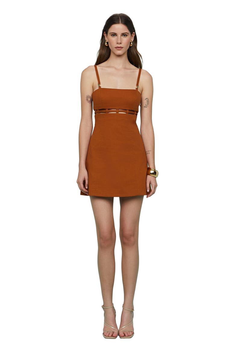 Rei Twill Mini Dress, Main, color, River Rock