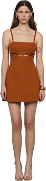 AMUR Rei Twill Mini Dress