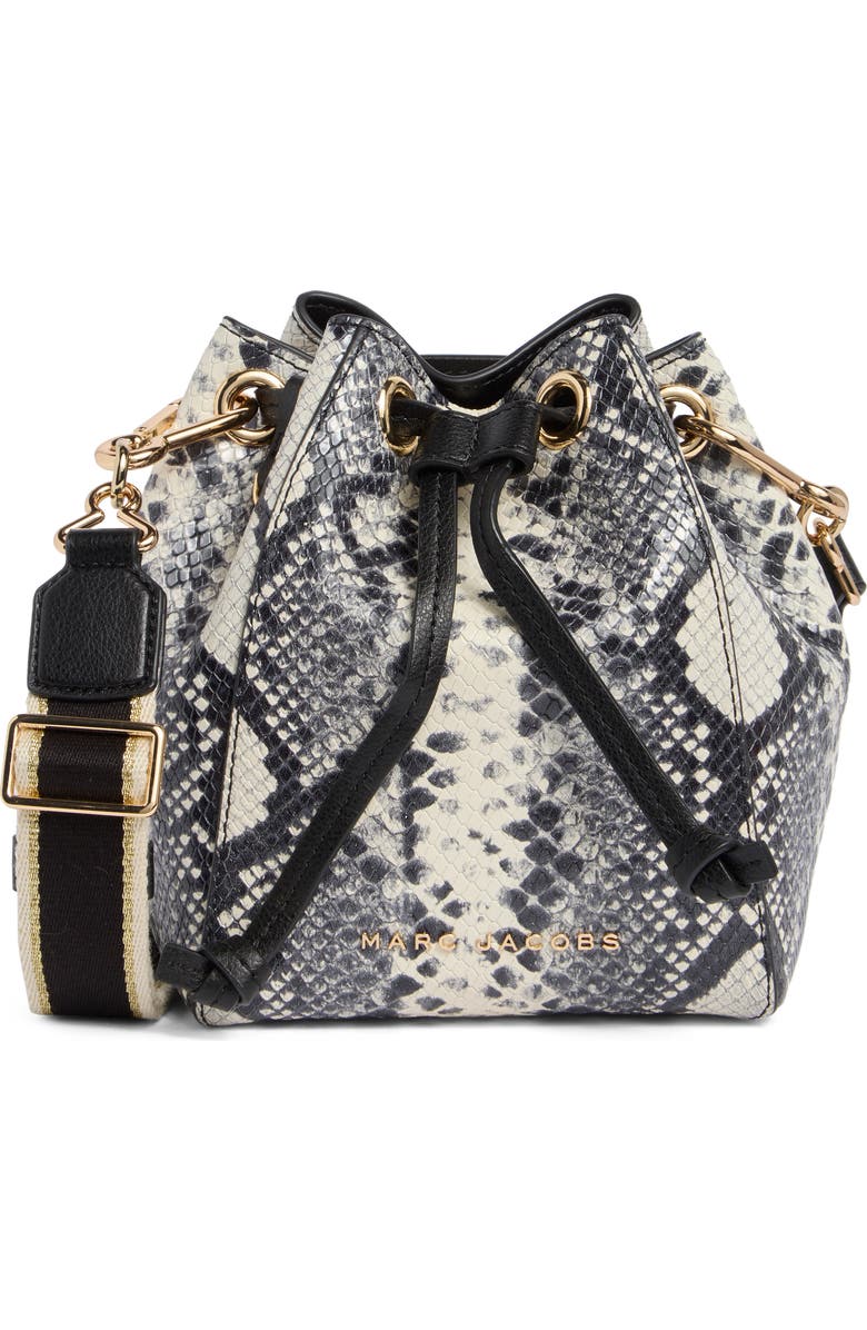 Marc Jacobs The Leather Bucket Bag, Main, color,
