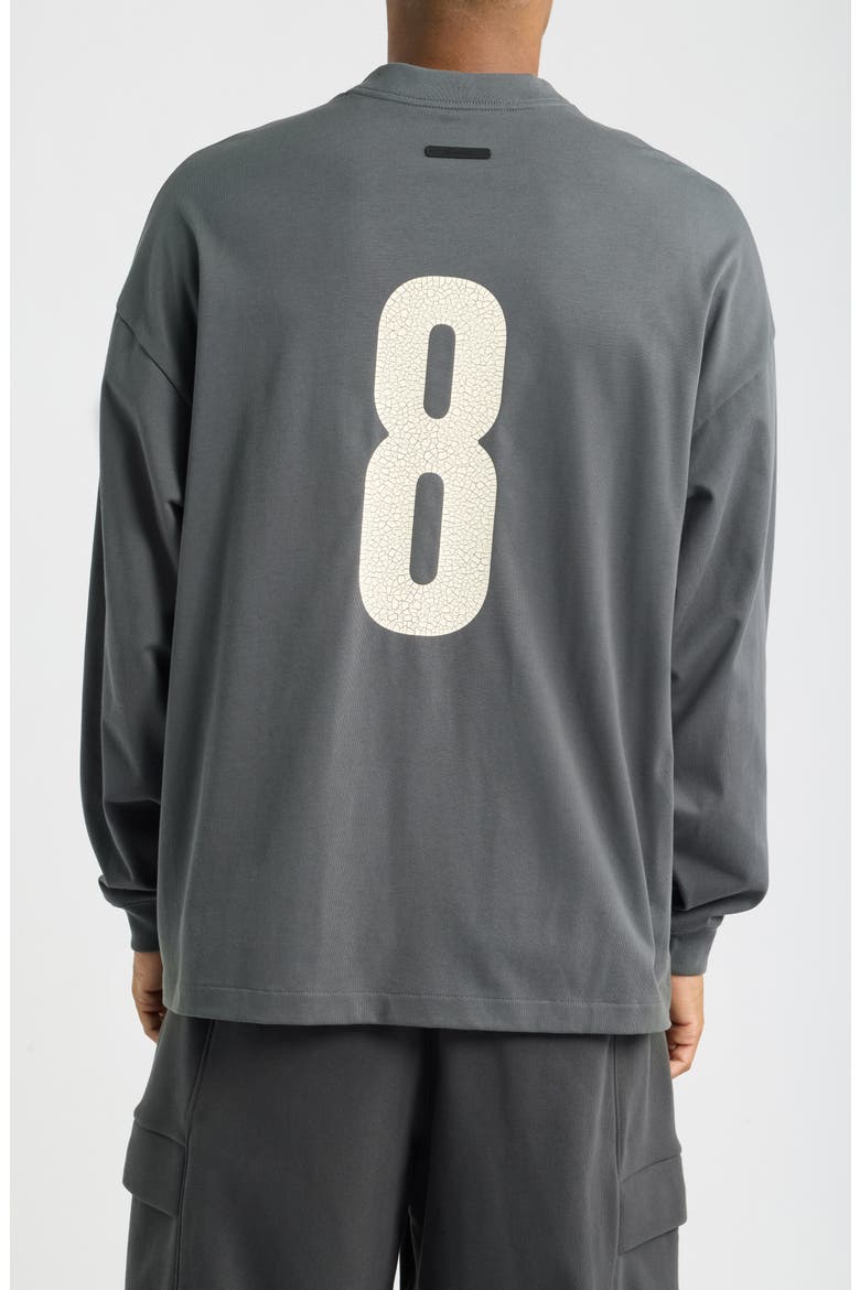 Merch Oversize Long Sleeve Cotton Graphic T-Shirt, Alternate, color, IRON GREY
