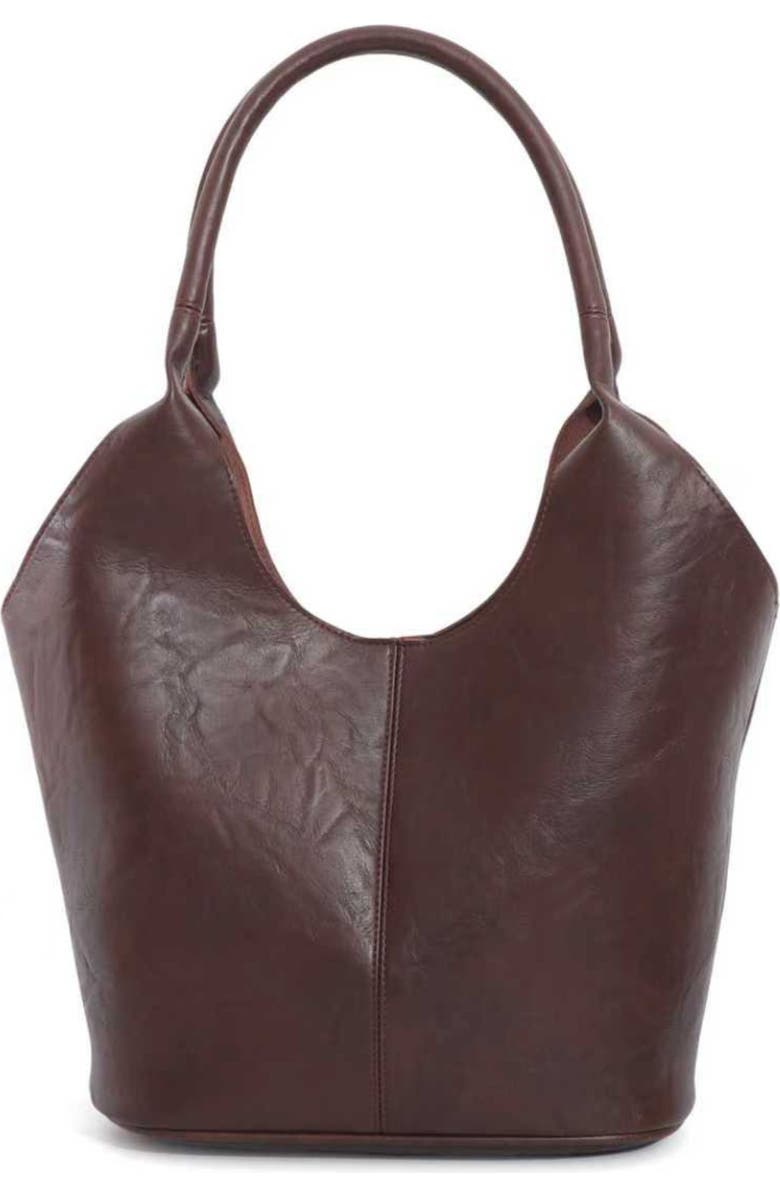 Adornia Top Handle Hobo Bag, Main, color, Brown