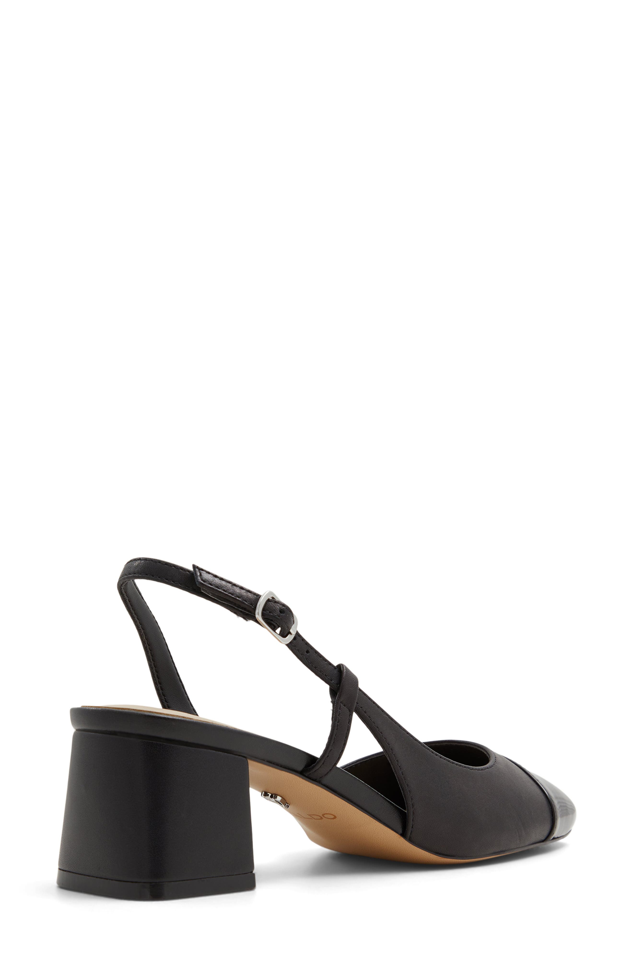 ALDO Bialle Slingback Half D'Orsay Cap Toe Pump, Alternate, color, 
