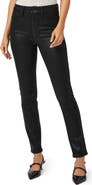 PAIGE Gemma Coated High Waist Cigarette Jeans