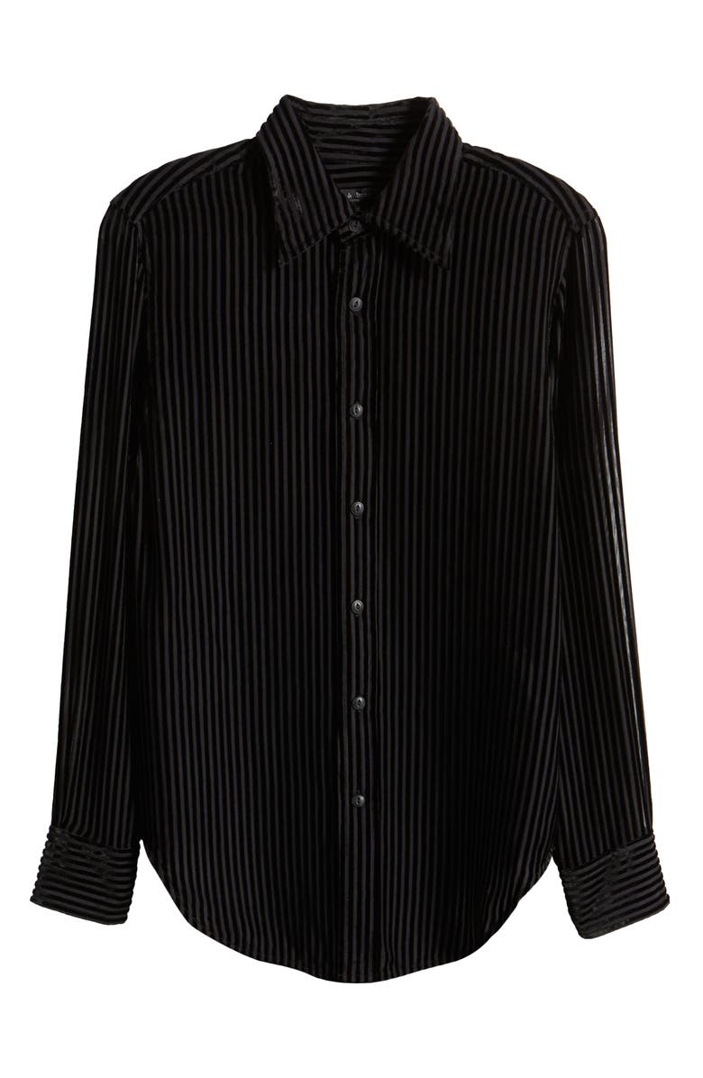 rag & bone Lila Burnout Shirt, Alternate, color,