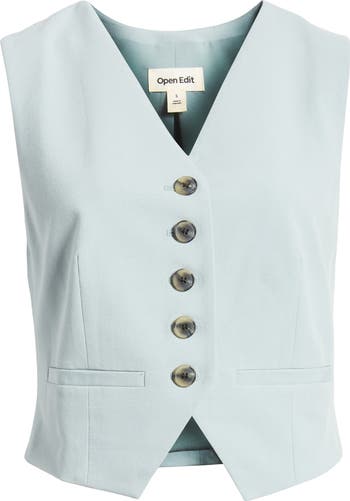 theredthread ♡ S ring tailored vest THEREDTHREAD / ザレッドスレッド】S ring tailored vest