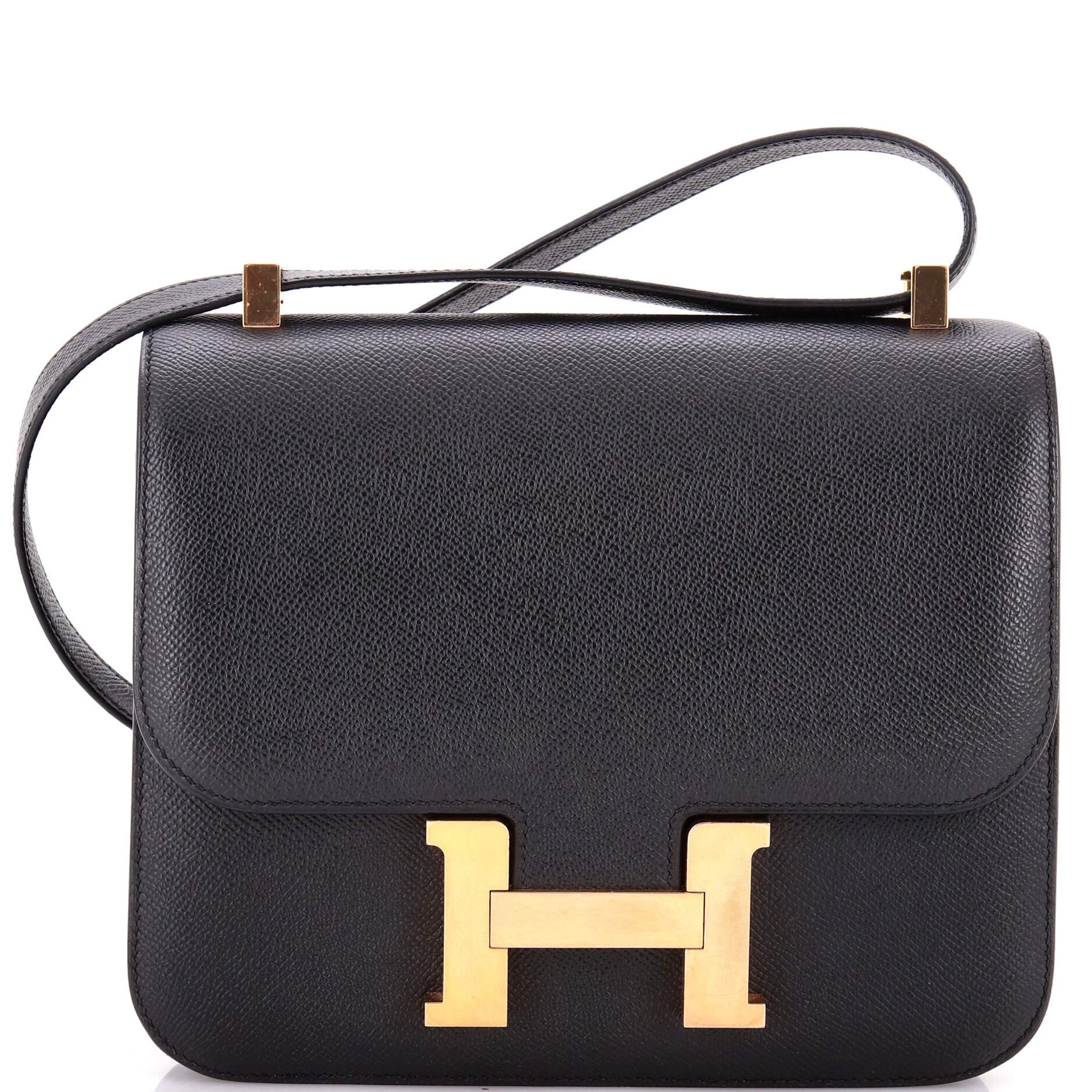 Pre-Owned Hermes Constance Bag Epsom 24, Main, color, Noir