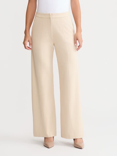 Naomi Wide Leg LuxeStretch Ponte Pant