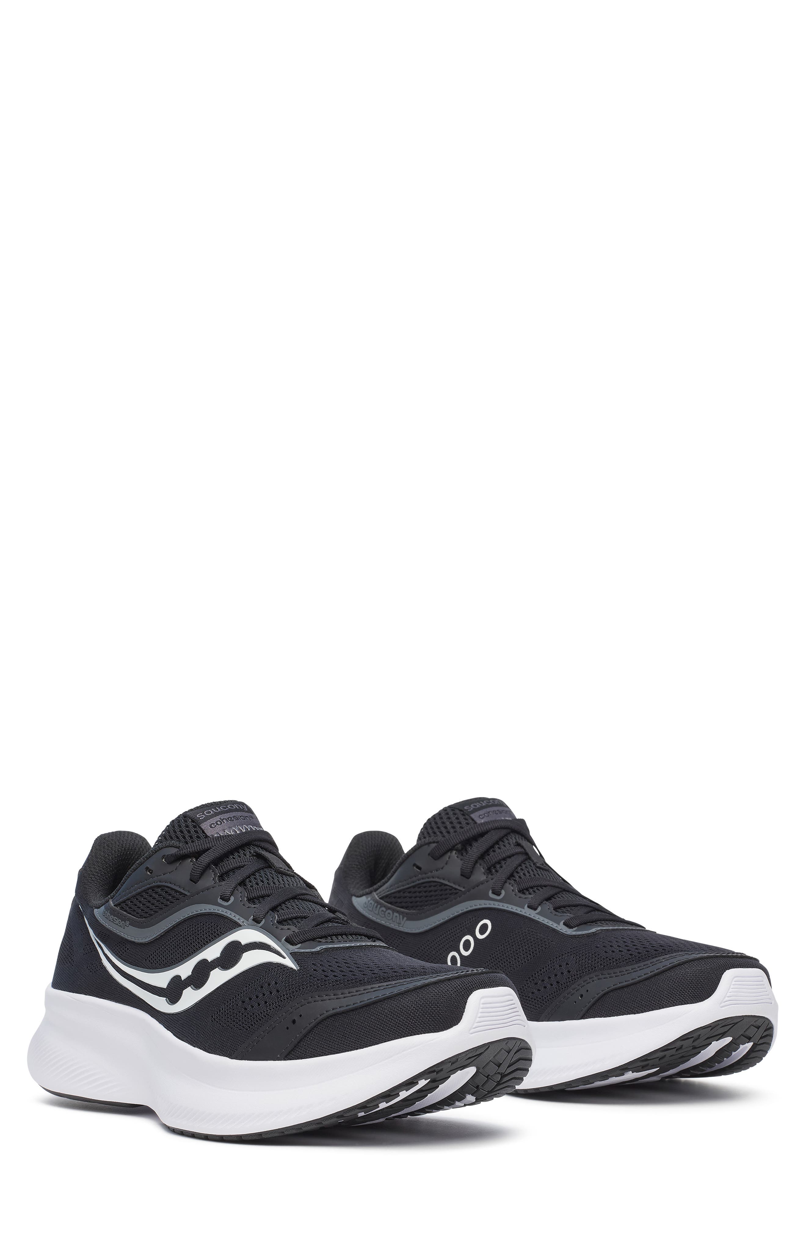 Cohesion 18 Running Shoe, Alternate, color, BLACK/ WHITE