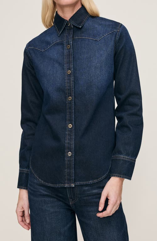 Dl1961 Ines Denim Button-up Shirt In Blue