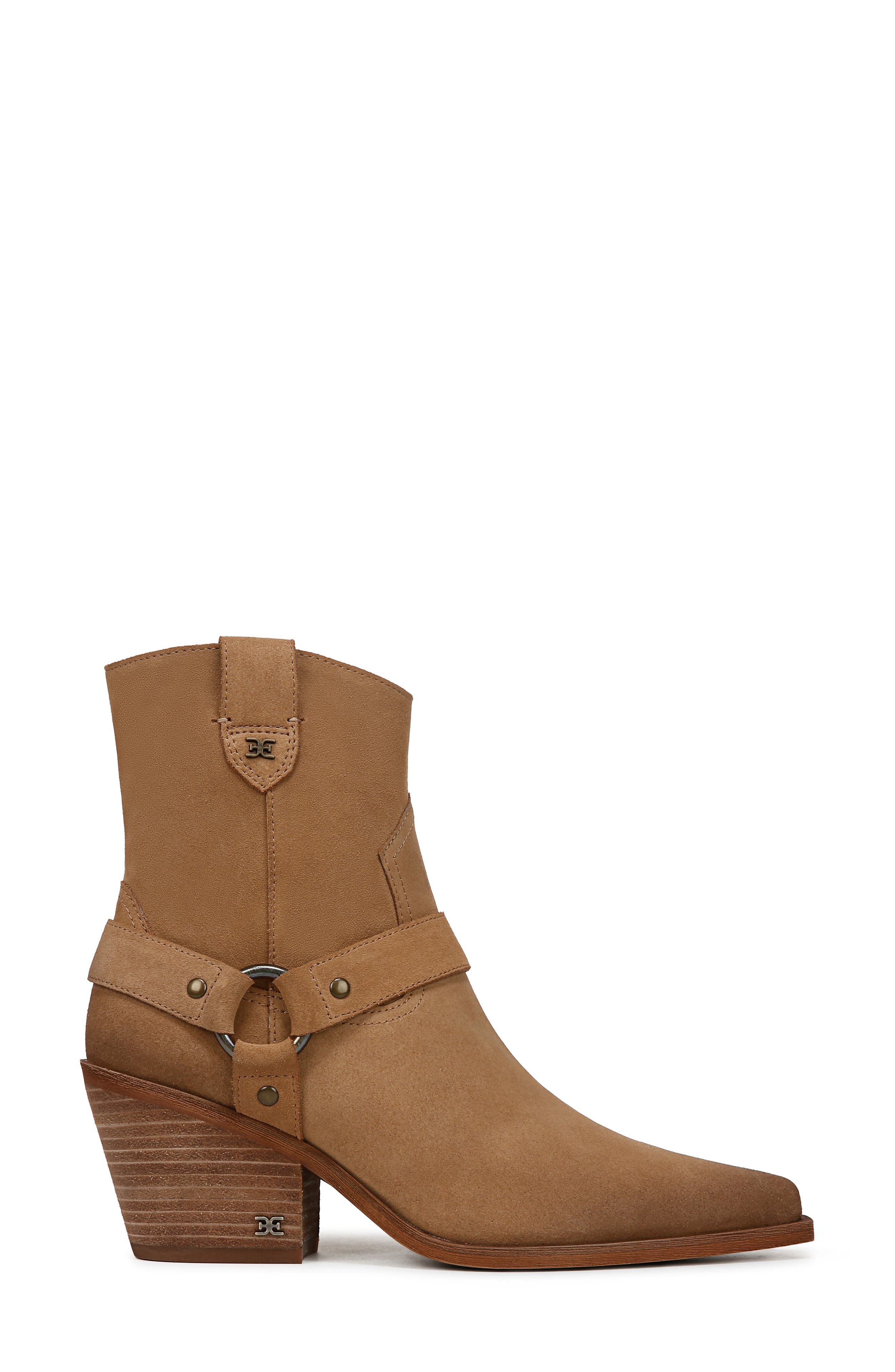 Sam Edelman Winston Pointed Toe Bootie, Alternate, color, Golden Caramel