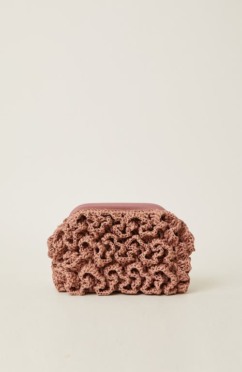 Btb Los Angeles Dahlia Clutch In Mauve