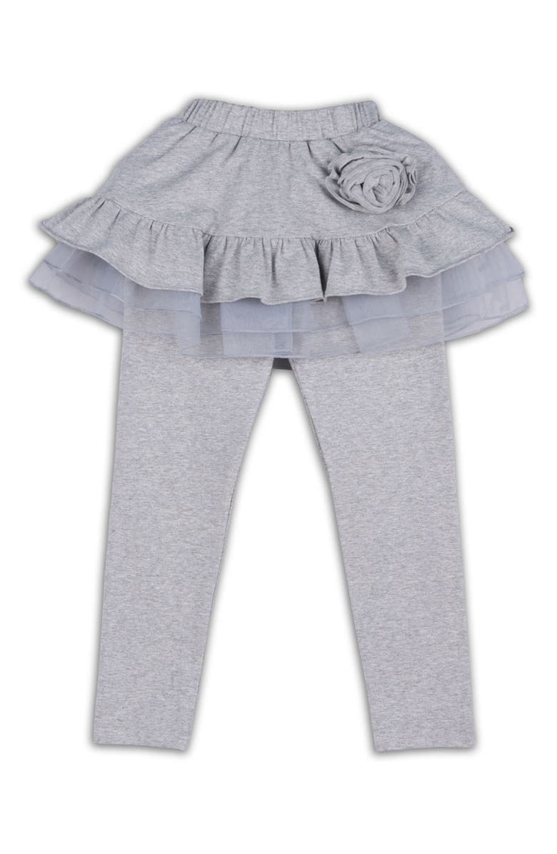 JOE-ELLA Skirted Stretch Leggings, Main, color, 