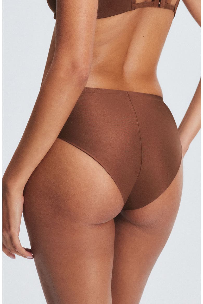 Microfiber No-Show Hipster Briefs, Alternate, color, BROWN SUGAR NUDE
