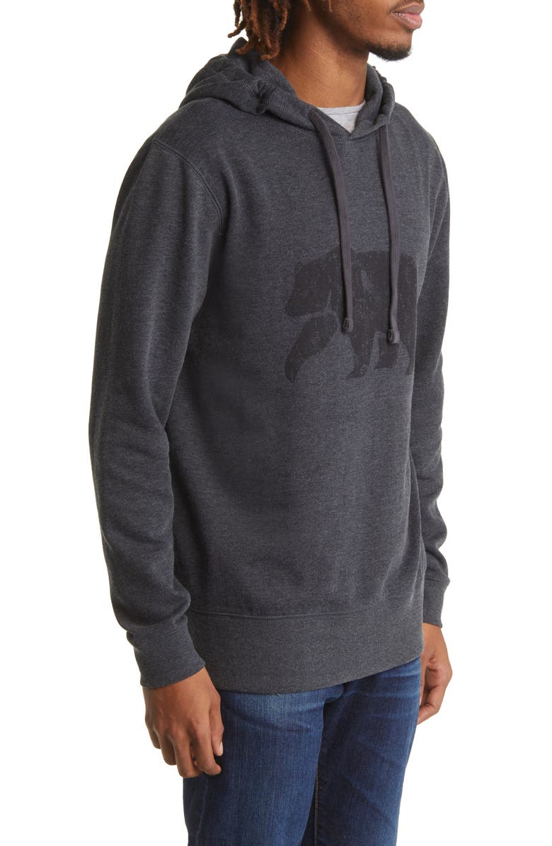 The Normal Brand Mountain Bear Logo Fleece Hoodie, Alternate, color, 