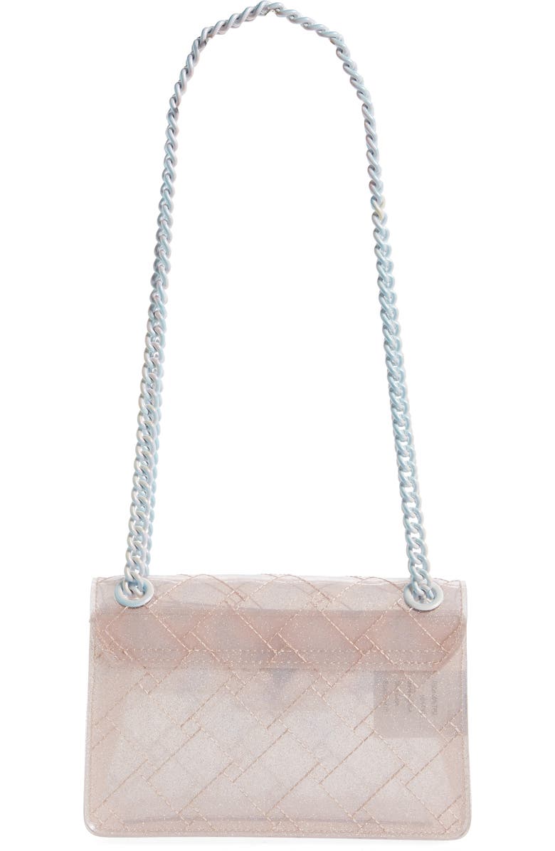 Kurt Geiger London Mini Kensington Glitter Convertible Shoulder Bag, Alternate, color, Pale Pink